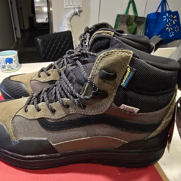 VANS UltraRange EXO Hi MTE-2 Dark Olive Green Waterproof Boots Hiking MENS SZ 10 - Picture 7 of 15